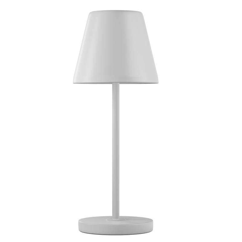 Lampada da tavolo LED lume ricaricabile BIANCA 2W - 3000K - 240Lm